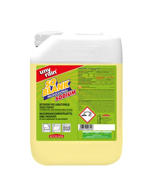 HYGAN UNYRAIN SOBLANK SODIUM - Detersivo per lavastoviglie senza fosfati