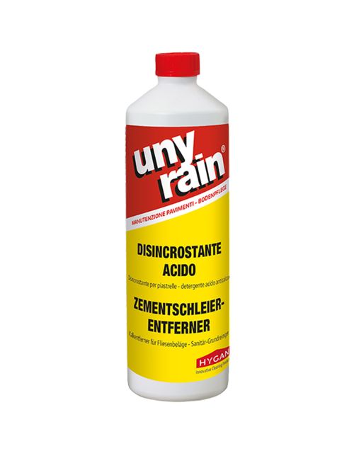 HYGAN UNYRAIN DISINCROSTANTE ACIDO forte per pulizia di fine cantiere
